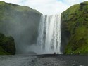 Island, vodopád Skogafoss, jižní pobřeží