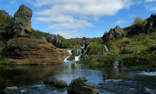 Krásy Islandu s turistikou - Island, Gjájin - romantické údolí