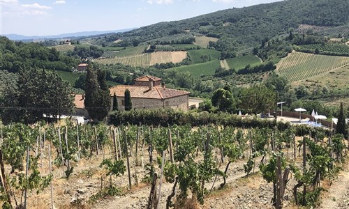 Toskánsko a Cinque Terre letecky - Toskánskou krajinou