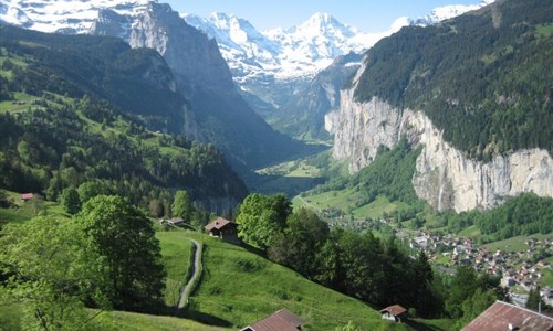 Matterhorn a Jungfrau - Švýcarsko