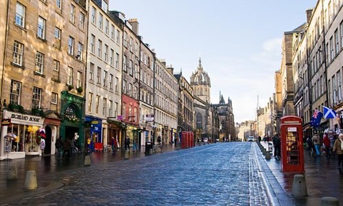 Anglie, Skotsko, Wales - letecky - Edinburgh - Royal Mile